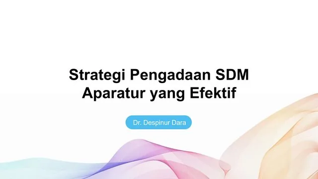 Sampul Pengadaan SDM Aparatur