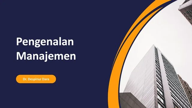 Sampul Pengantar Manajemen